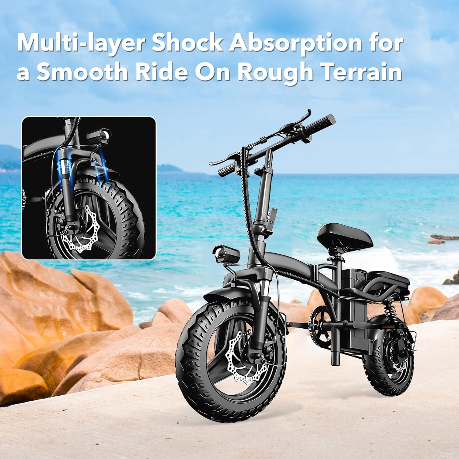 The Long-Range, All-Terrain E-Bike for Commutes, Snow, and Beach Adventures