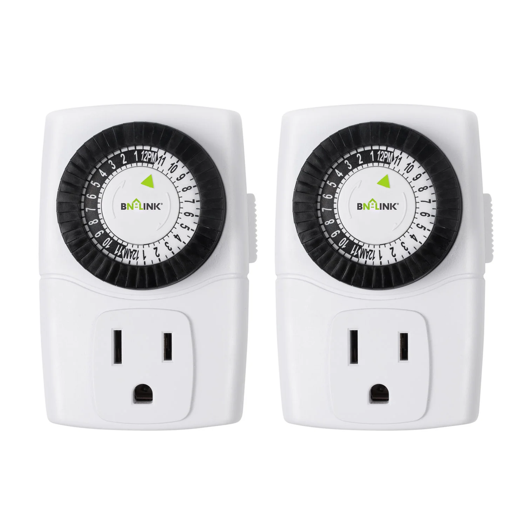 Enhanced Control and Efficiency with Bn-Link's 24-Hour Mechanical Outlet Timer