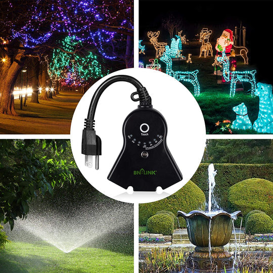Use outdoors for your yard lighting, patio lighting, holiday decorations, and more!