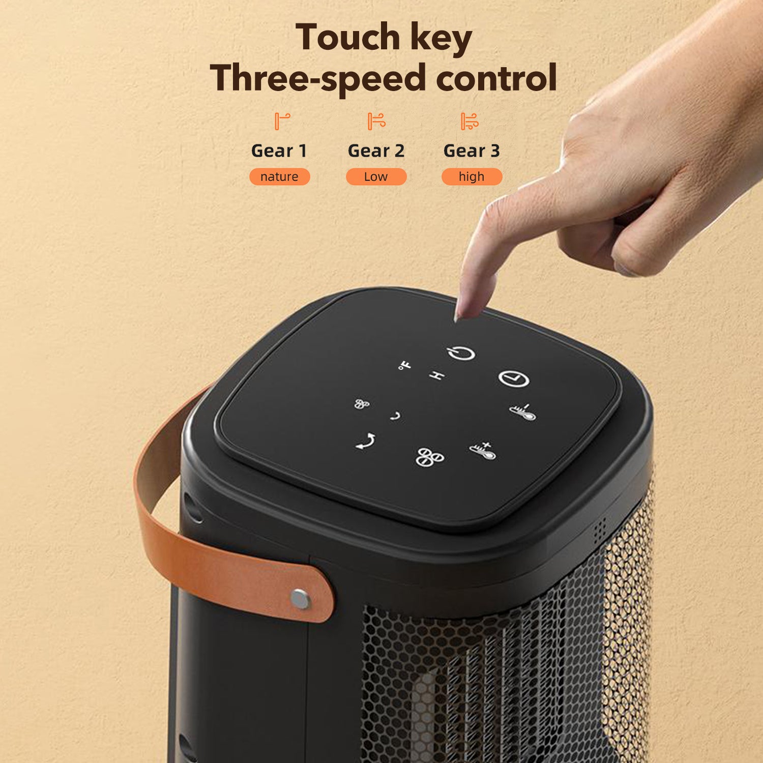 Space Heater with Remote, 1500W Portable Electric Space Heater with Thermostat & Timer Bn-link