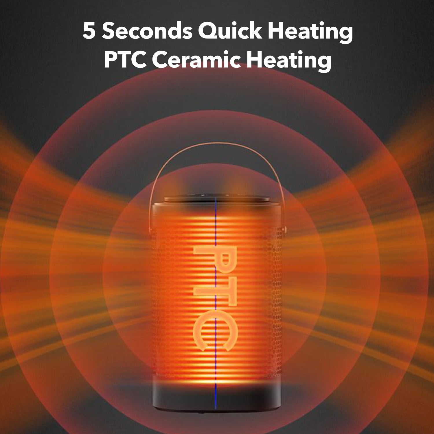 Space Heater with Remote, 1500W Portable Electric Space Heater with Thermostat & Timer Bn-link