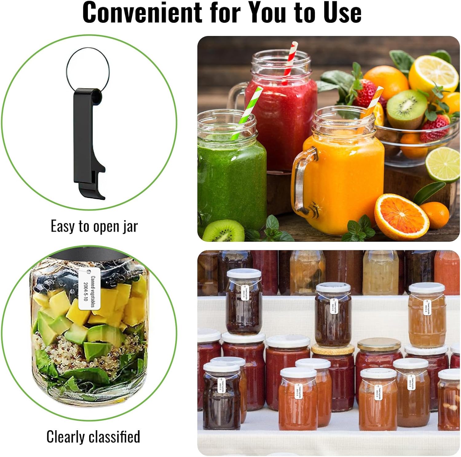 BN-LINK Electric Mason Jar Vacuum Sealer with 10 Pack Lids, Automatic Wide Mouth and Regular Mouth Mason Jar Sealer Kit, Jar Vacuum Sealer for Food Storage and Fermentation