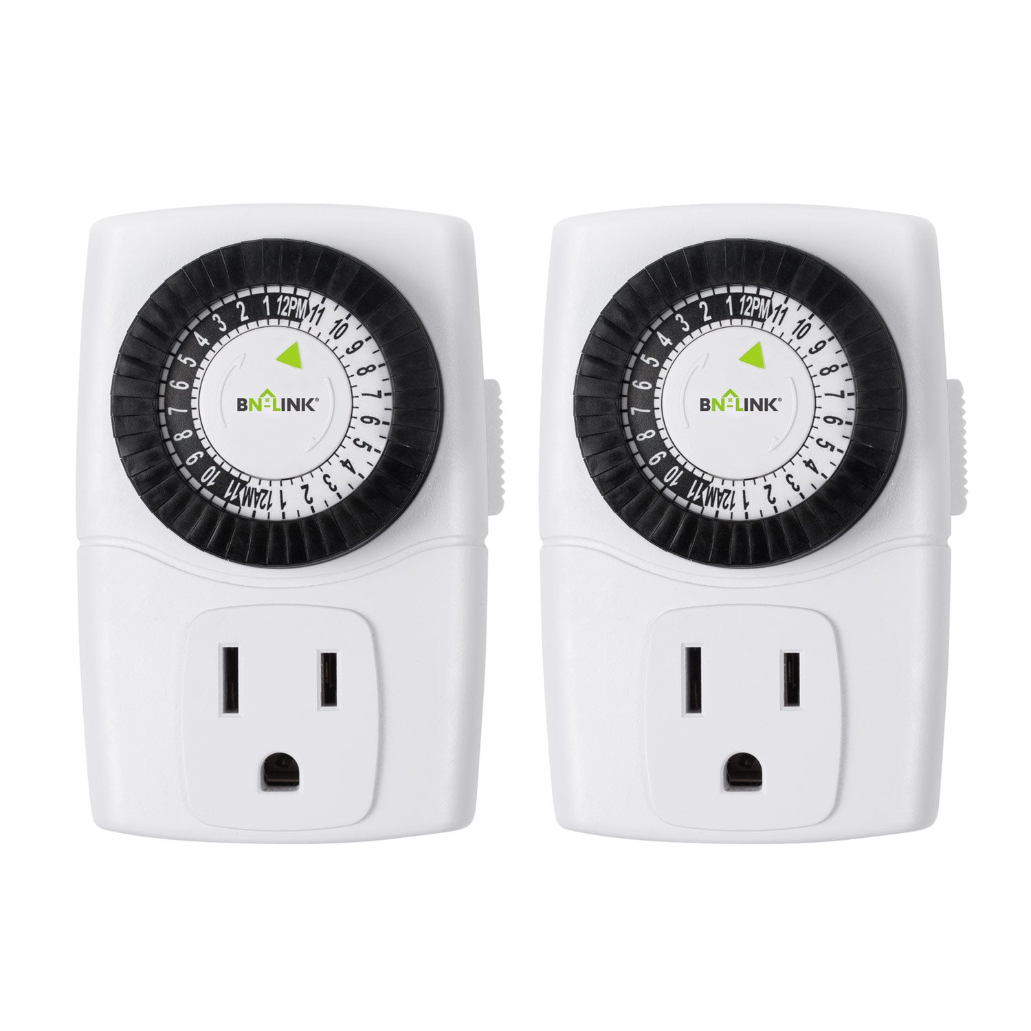 24-Hour Mechanical Outlet Timer 2-Pack BN-LINK - BN-LINK