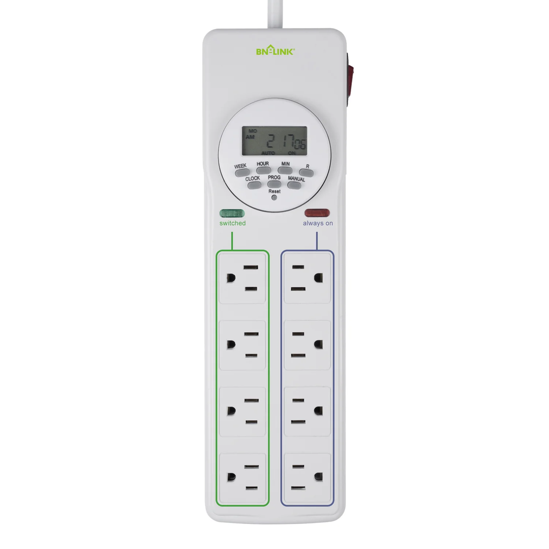 The Surge Protector and Digital Timer from Bn-Link Will Make Your Power Management Easier