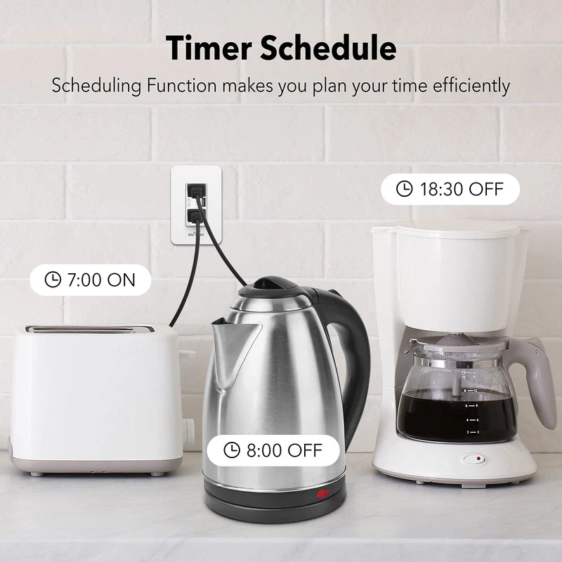 Enhanced Safety and Smart Convenience with BN-LINK Electrical Outlet Wifi Timer Outlets