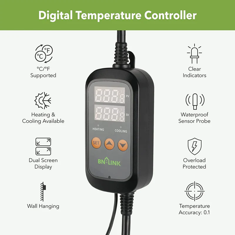 Easy and Accurate Temperature Control with the BN-LINK Digital Thermostat Controller Plug