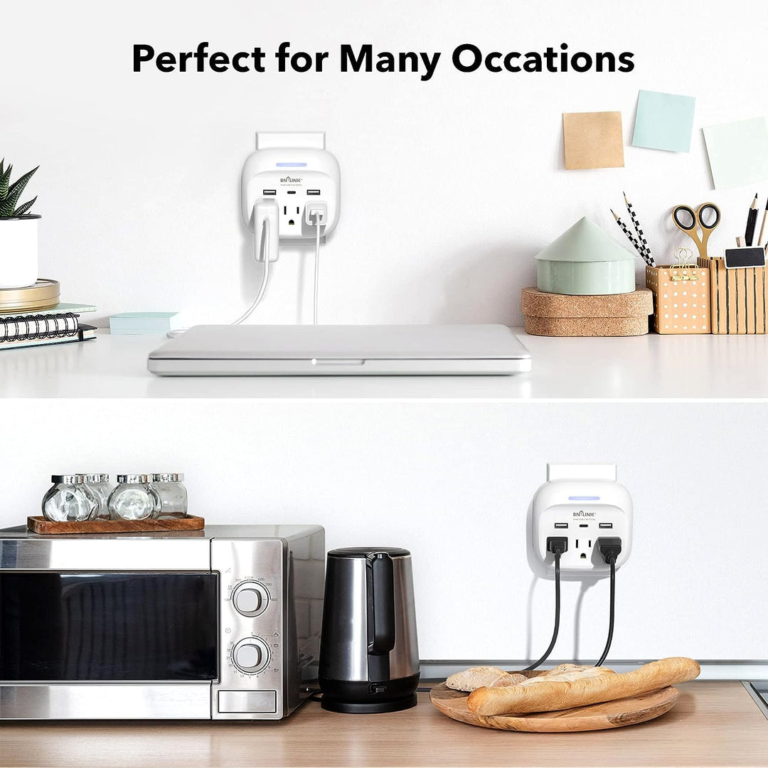 Upgrade Your Power Game:  unleash convenience with multi wall plug outlet