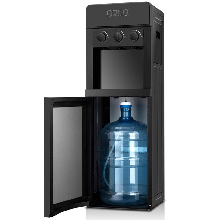 3 Temperature Bottom Load Water Cooler Dispenser with Lack Water Alert Low Noise Bn-link