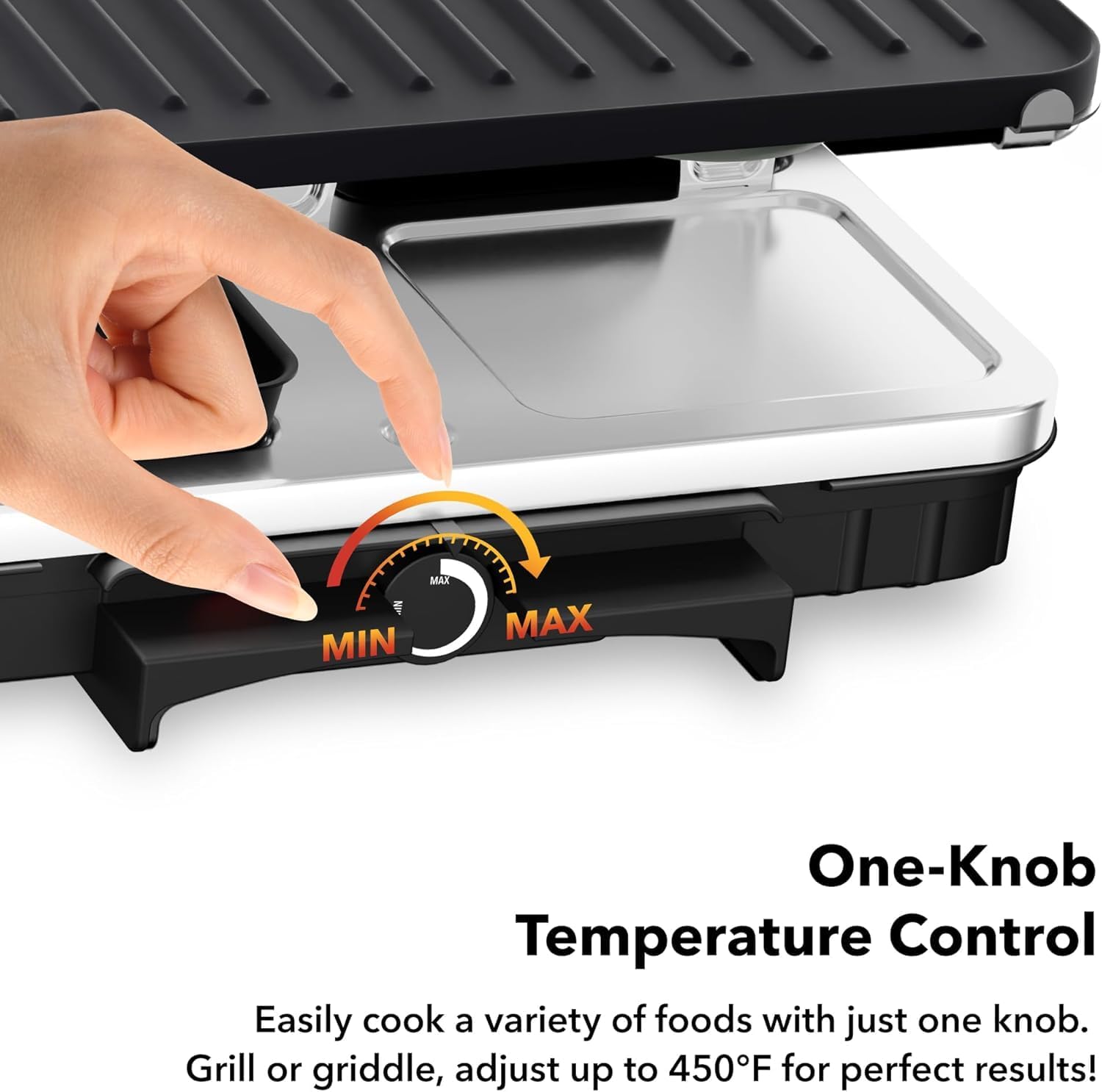 1300W Electric Raclette Table Grill with 8 Warming Trays, 2-in-1 Korean BBQ Grill & Electric Griddle Nonstick HBN