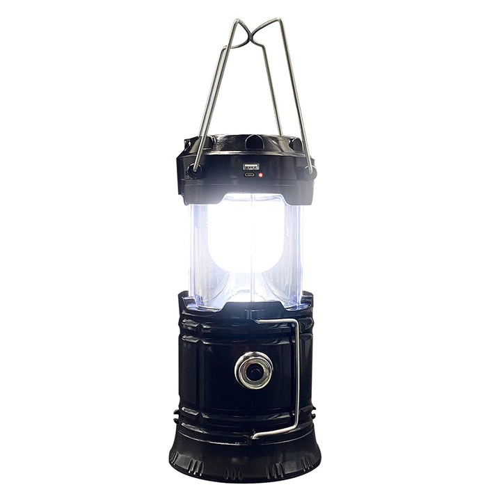 Portable LED Lightweight Waterproof Solar USB Rechargeable Camping Lantern Bn-link