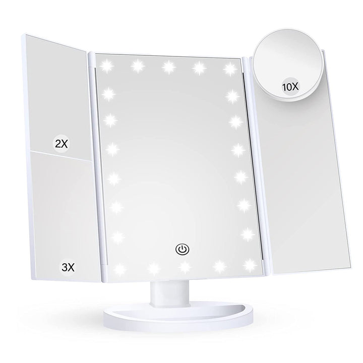 Led Lights 10x Magnifying Touch Control Makeup Mirror Bn-link