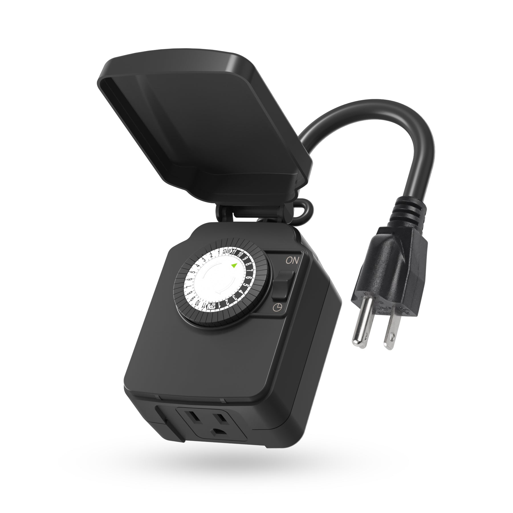 24 Hour Mechanical Outdoor Light Timer 3Prong BNLINK Default Title