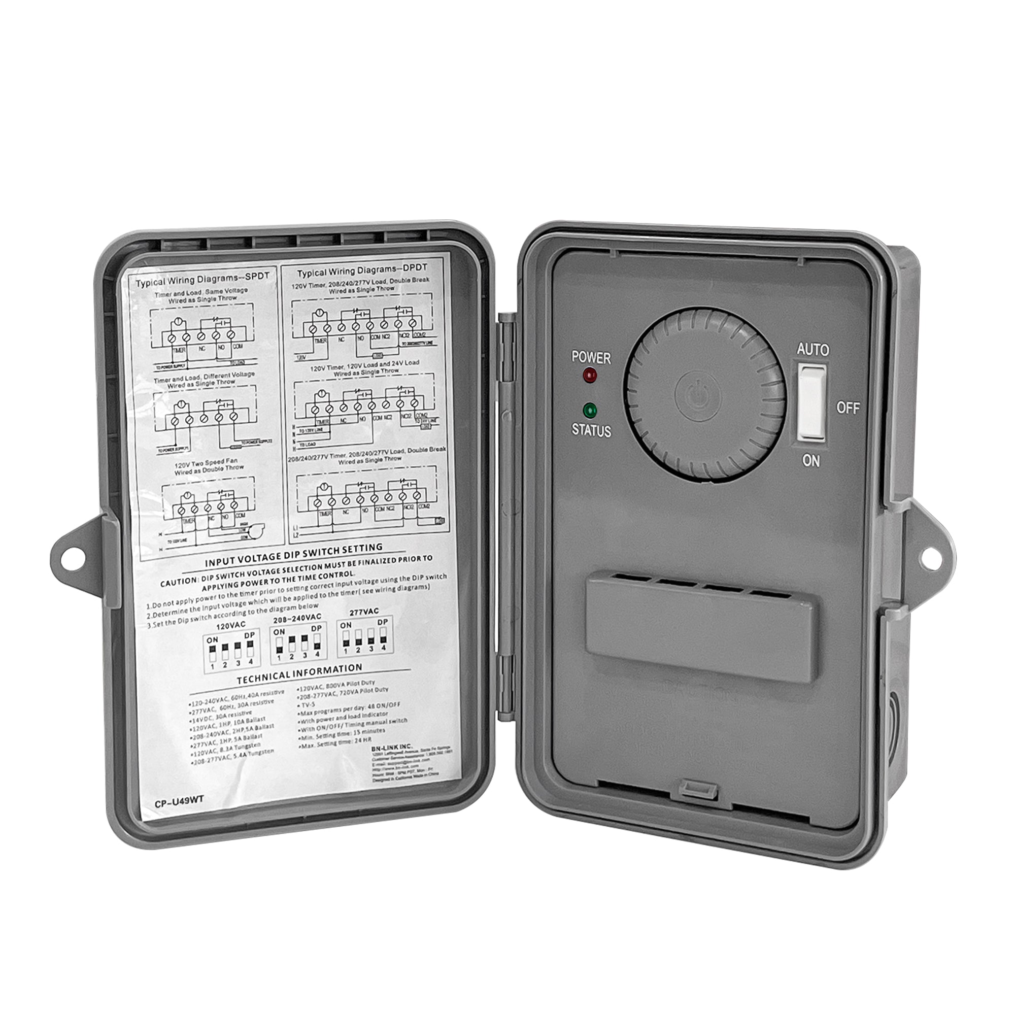 BN-LINK Outdoor Pool Heavy-Duty Smart WiFi Box Timer Switch - BN-LINK