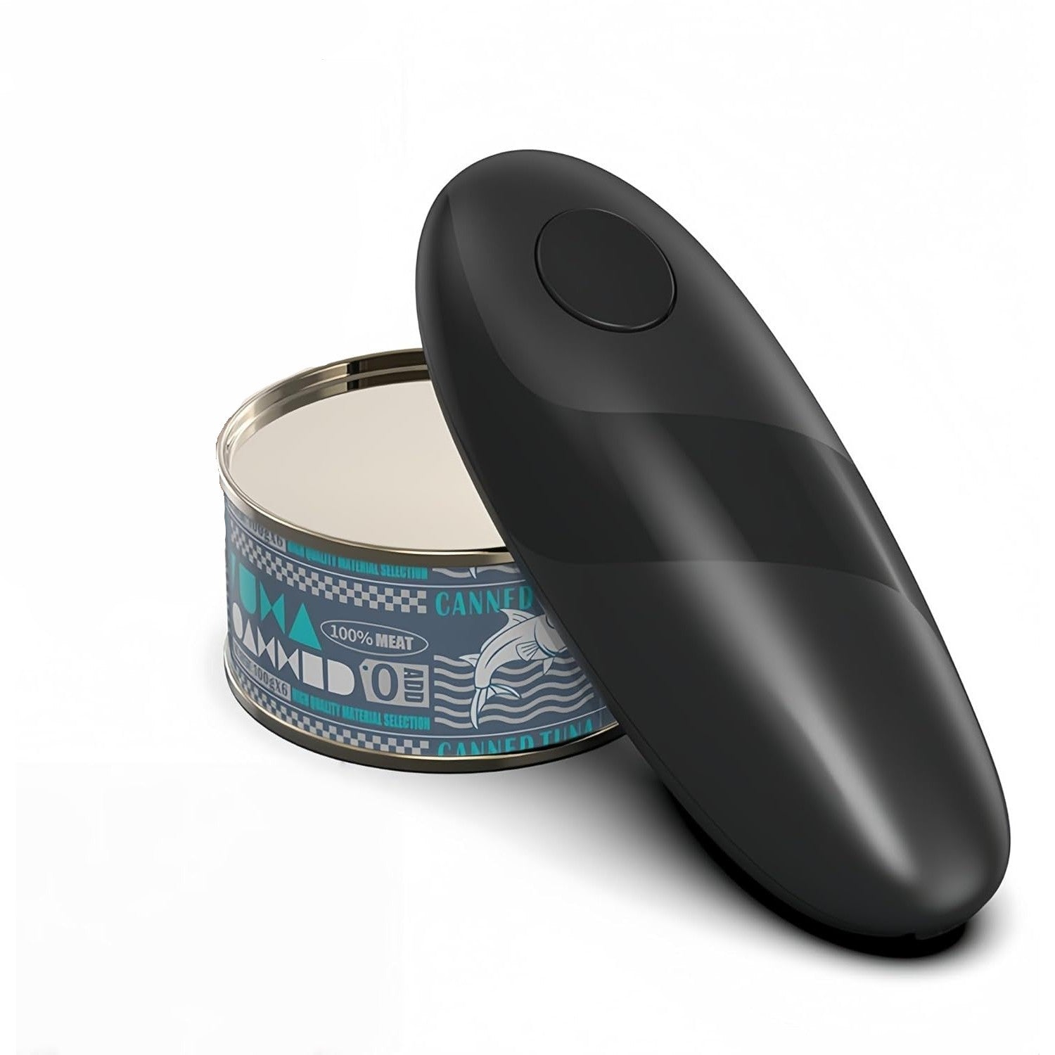 Electric Can Opener, One Touch Automatic Kitchen Can Opener for Seniors with Arthritis, Hands Free & Smooth Edge, Battery Operated, for Any Size Can Bn-link