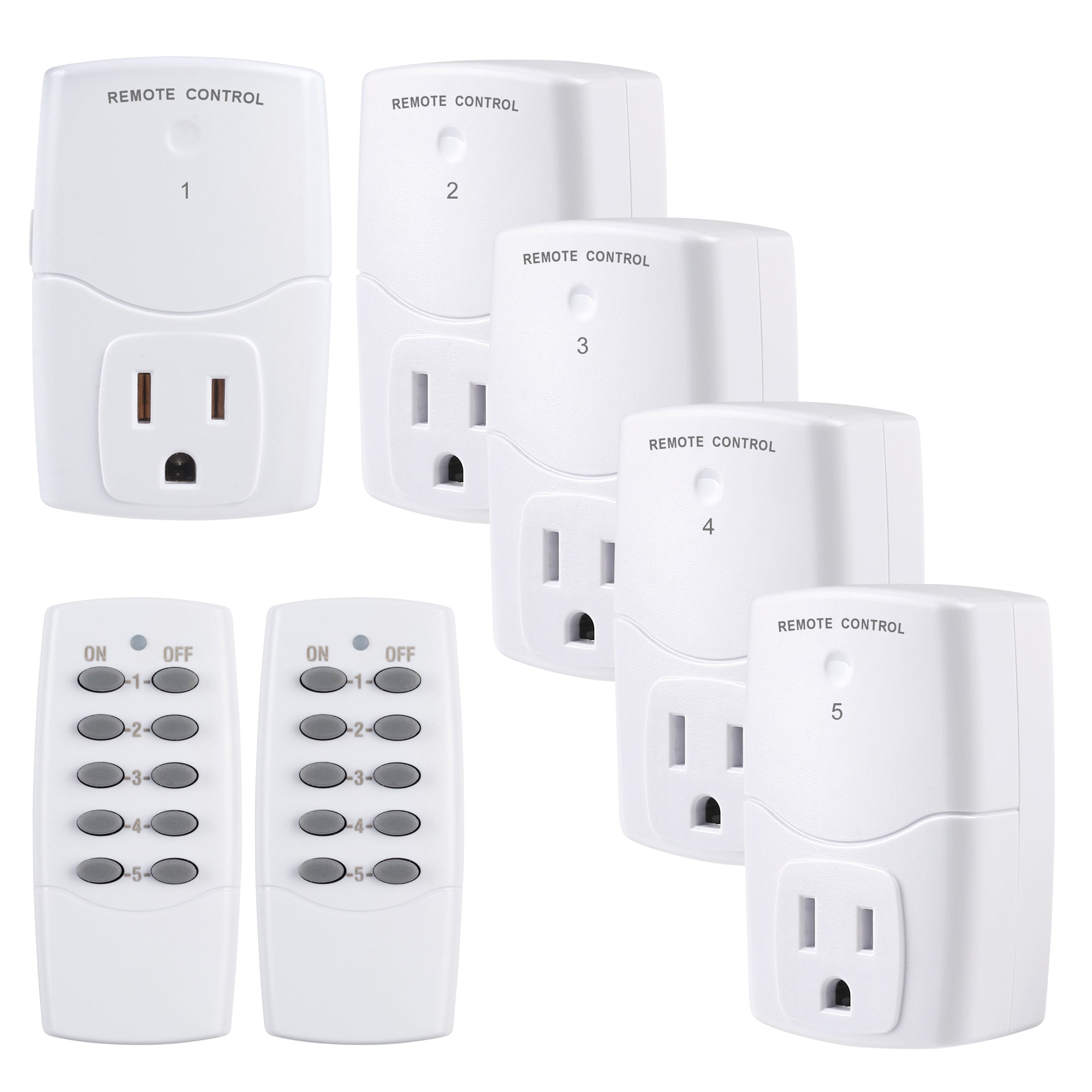 Mini Wireless Wall-Mounting Remote Control Outlet （1 Outlet Only ) BN- -  BN-LINK