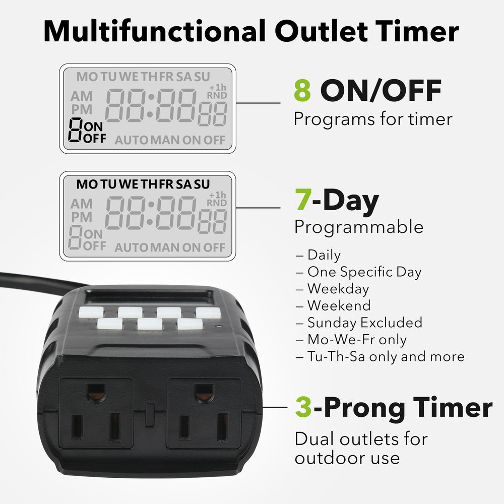 BN LINK Timer For Outlet Indoor Outdoor Timer BN LINK bn-link-timer-for-outlet-indoor-outdoor-timer-bn-link