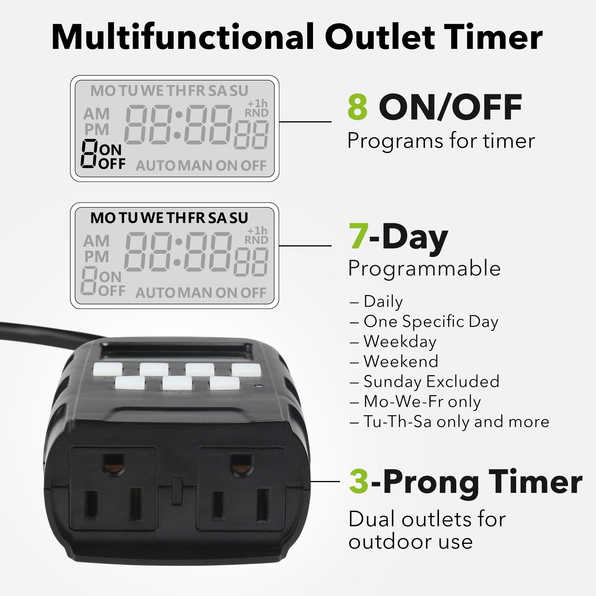 BN LINK Timer For Outlet Indoor Outdoor Timer BN LINK Bn link timer for outlet indoor outdoor timer bn link