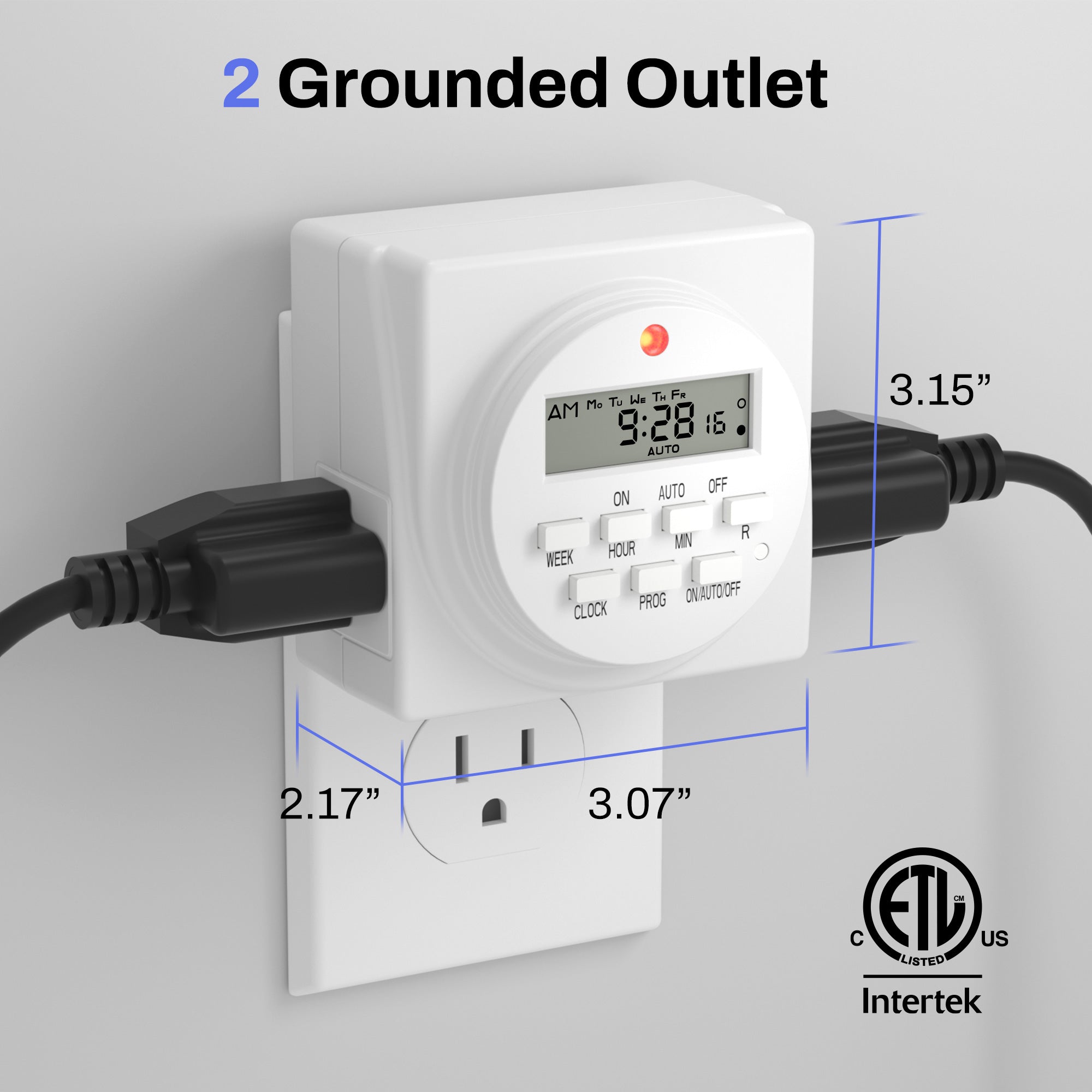7 Day Heavy Duty Digital Programmable Timer BN-LINK