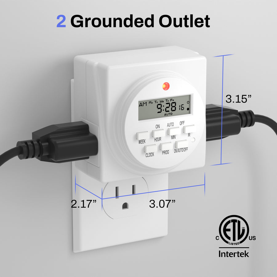 7 Day Heavy Duty Digital Programmable Timer BN-LINK