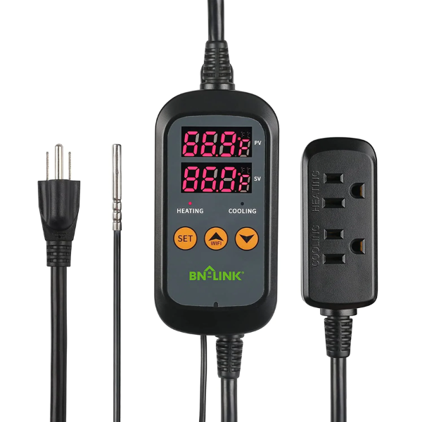 Smart WiFi Digital Temperature Controller Heating Cooling Works with A