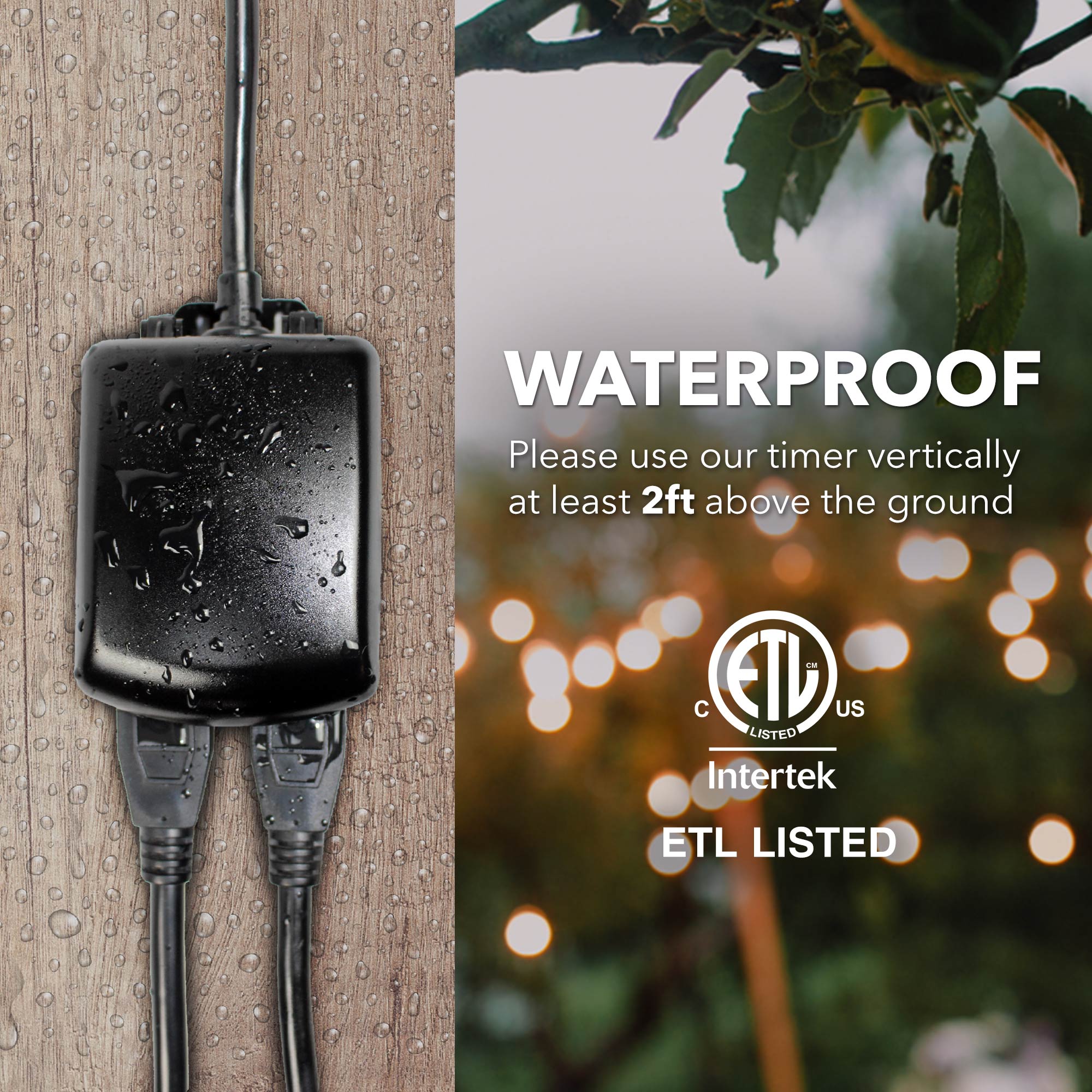 BN-LINK 24-Hour Plug-in Mechanical Timer, Mini Outlet Timer Indoor 3-Prong Plug - Foto 10