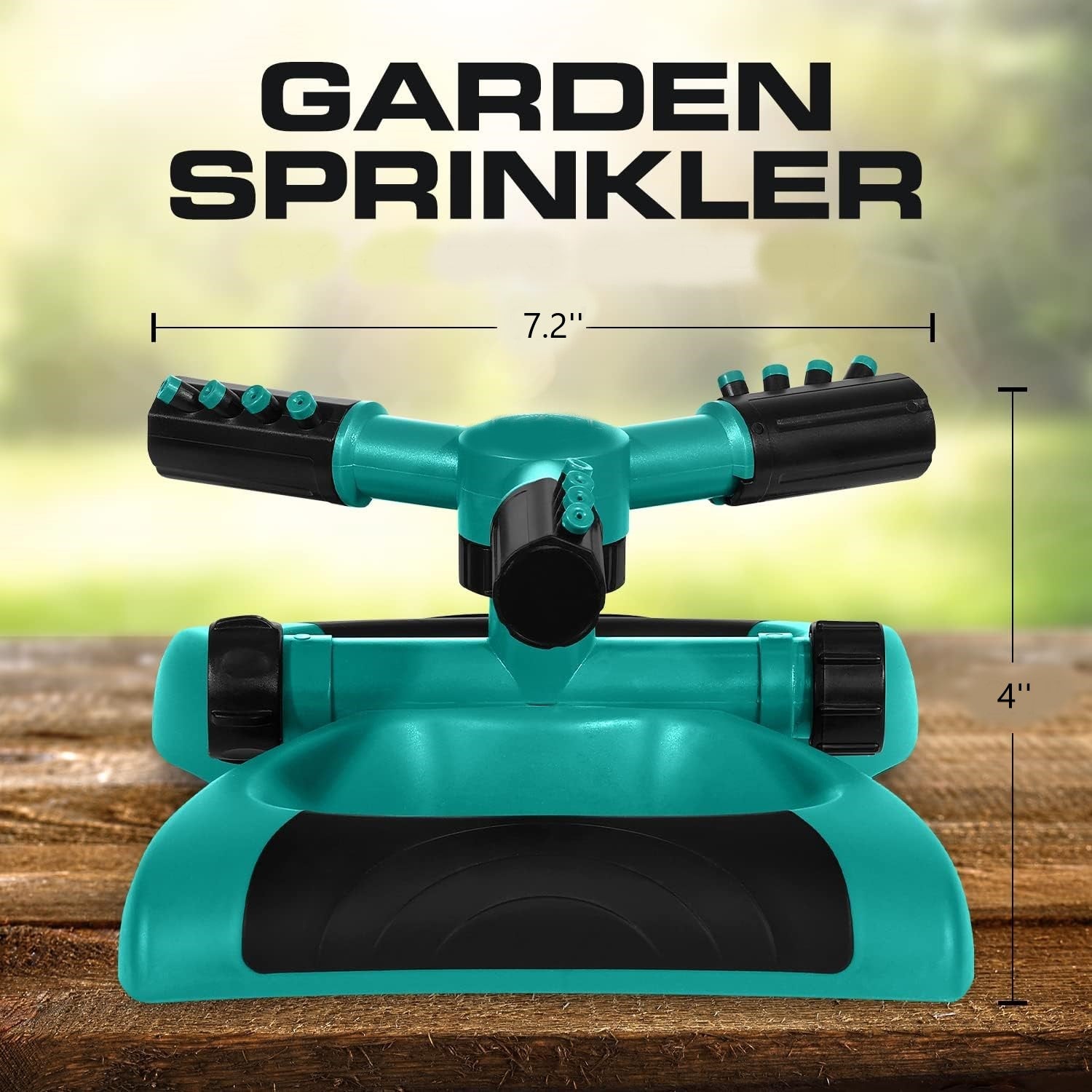 Rotating Lawn Sprinkler Yard Large Area for Lawns and Gardens Bn-link - BN-LINK