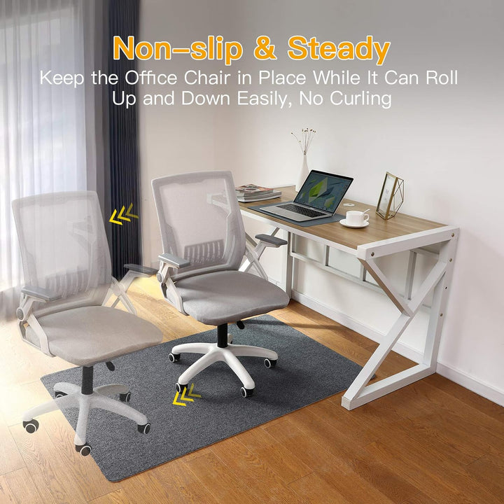 55"x35" Chair Mat Multi-Purpose Low-Pile Hardwood Floor Protector Bn-link - BN-LINK