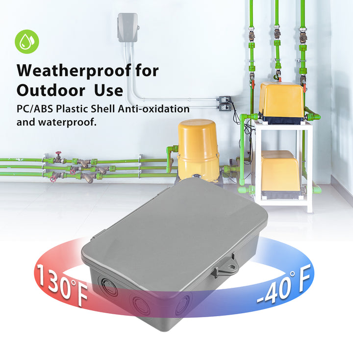 24 Hour Programmable Pool Pump Timer Heavy Duty Outdoor Mechanical Timer Box BN-LINK - BN-LINK