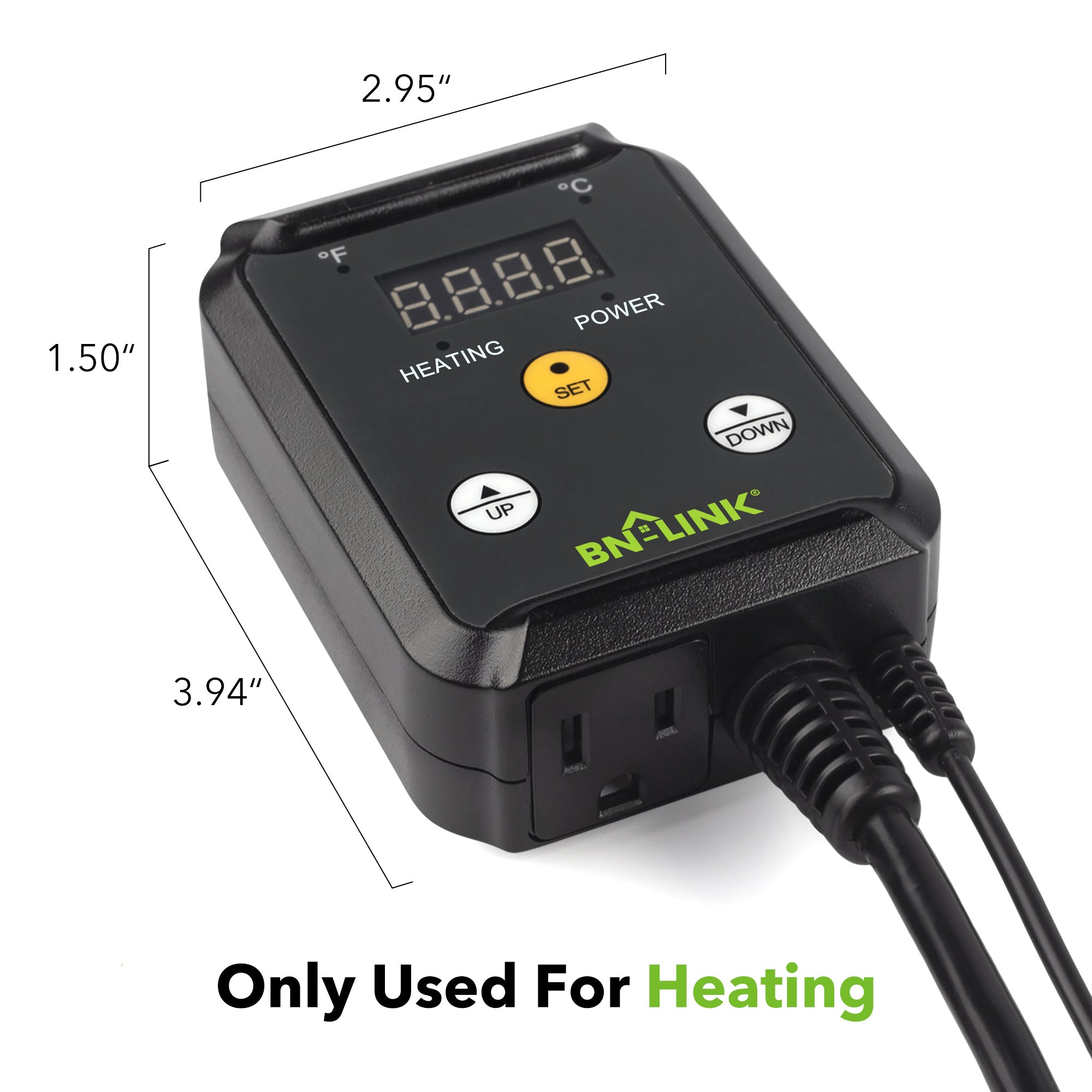 Digital Heat Mat Thermostat Controller 40-108°F BN-LINK