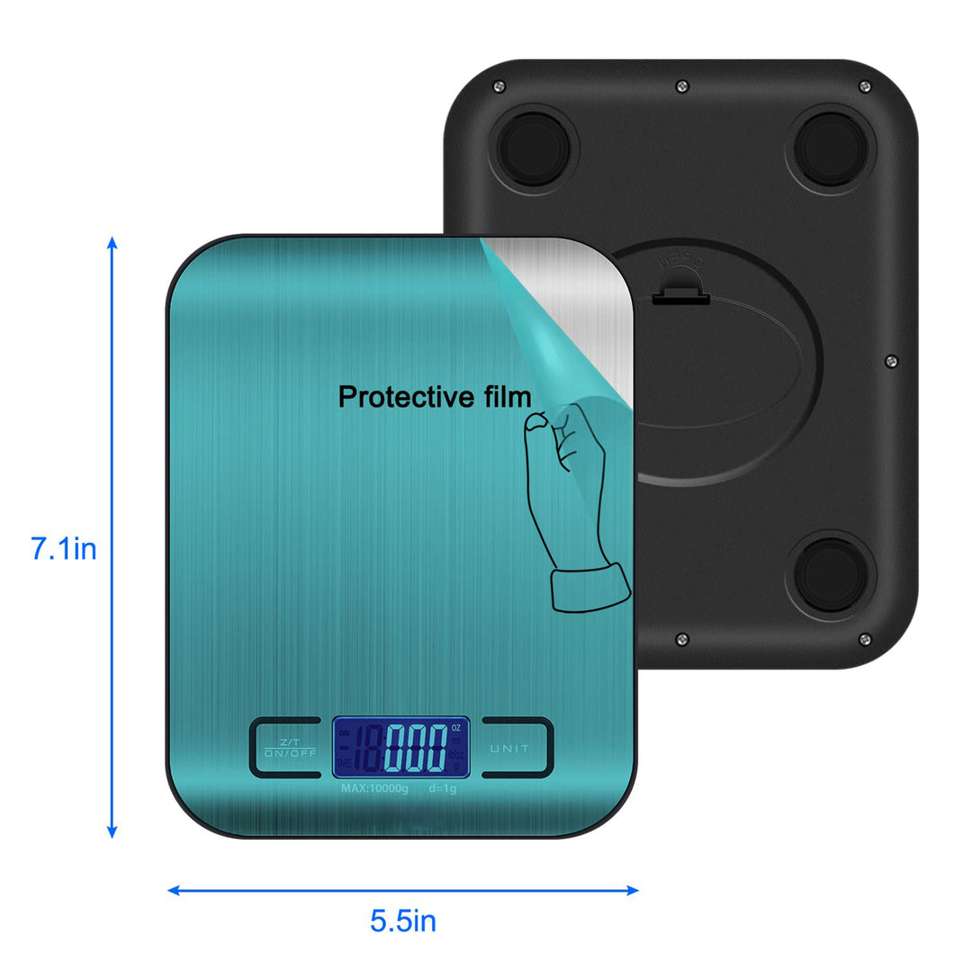 Digital Food Scale 22lb Kitchen Scales Grams and Ounces for Weight Loss Bn-link - BN-LINK