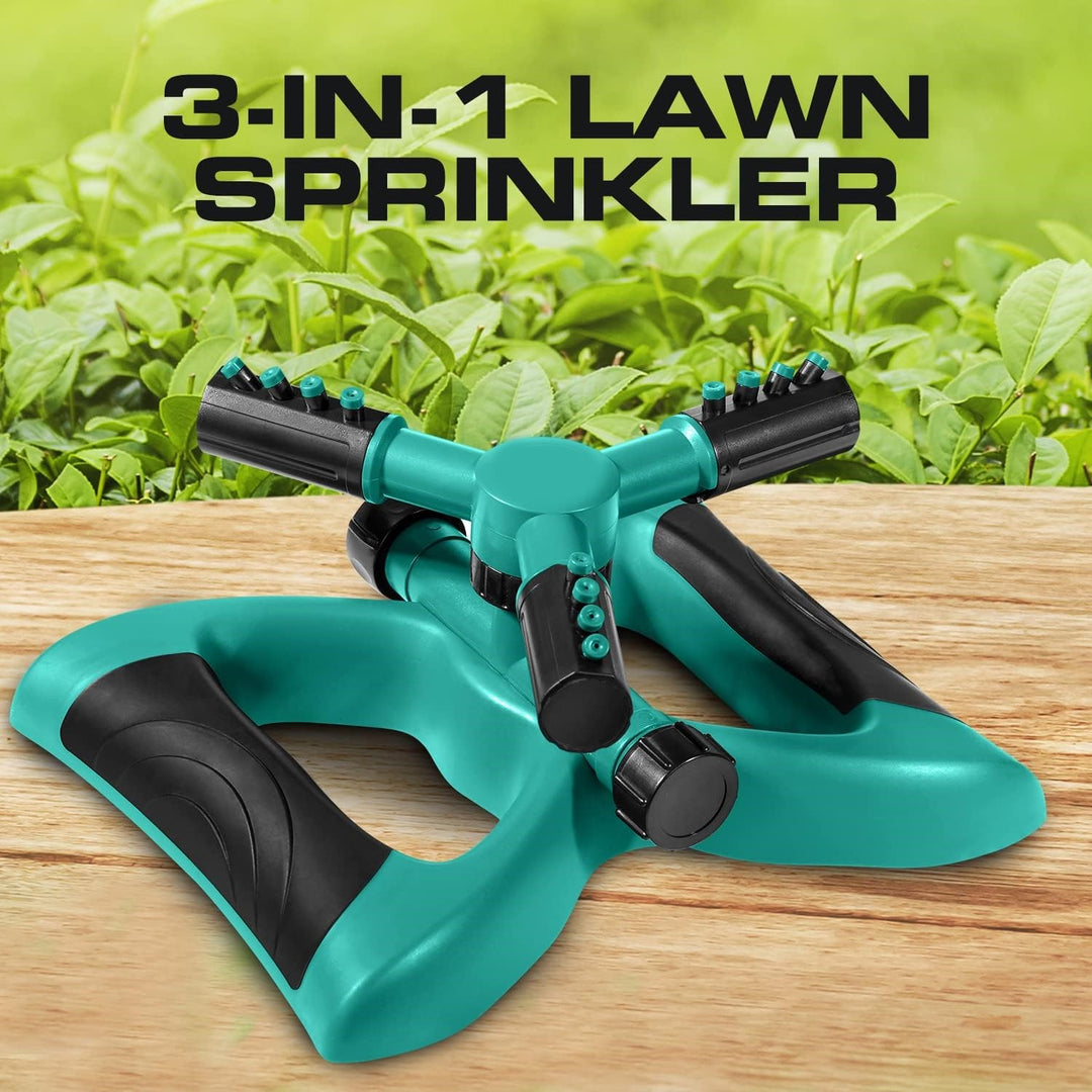 Rotating Lawn Sprinkler Yard Large Area for Lawns and Gardens Bn-link - BN-LINK
