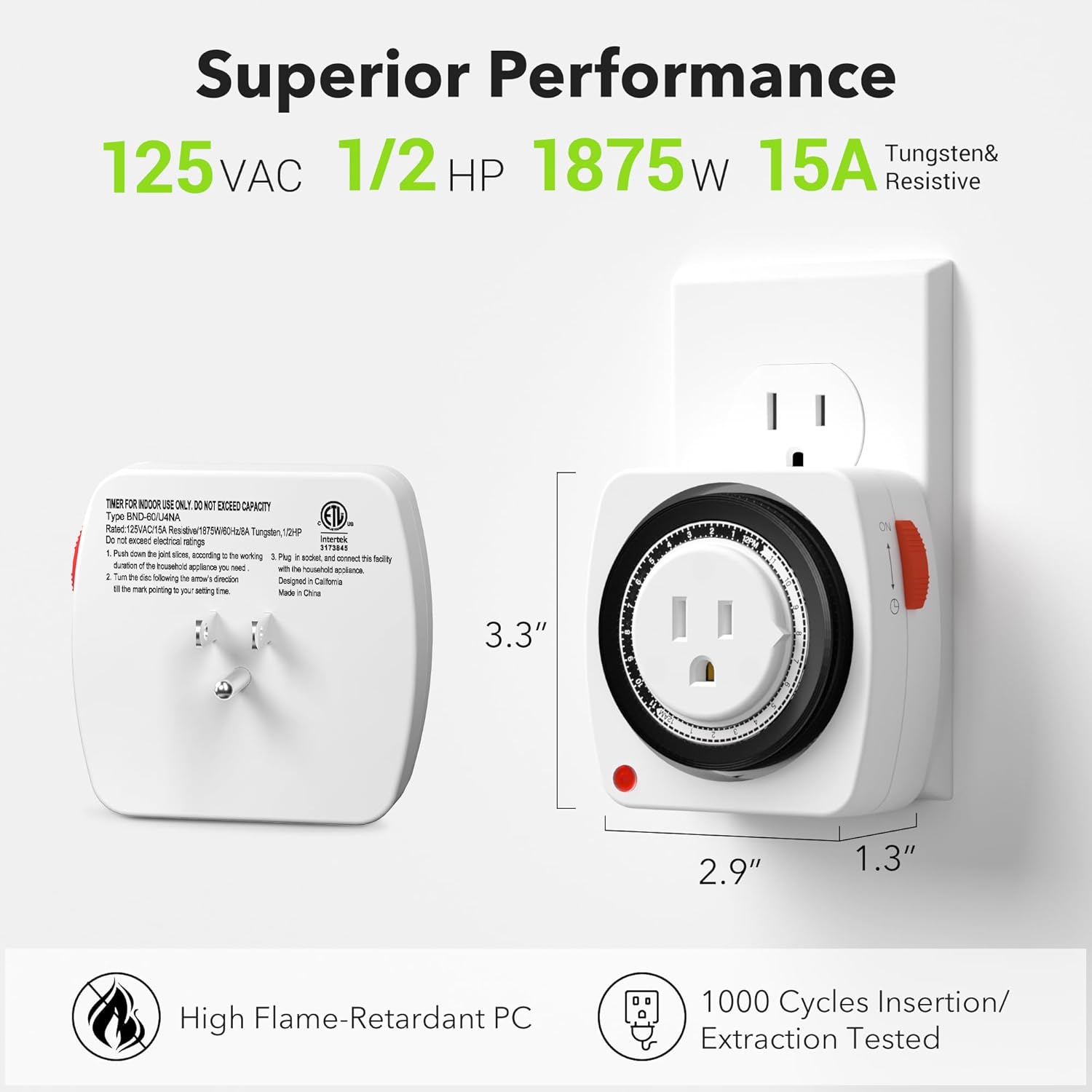 BN-LINK Mechanical Light Timer - Thumbnail 5