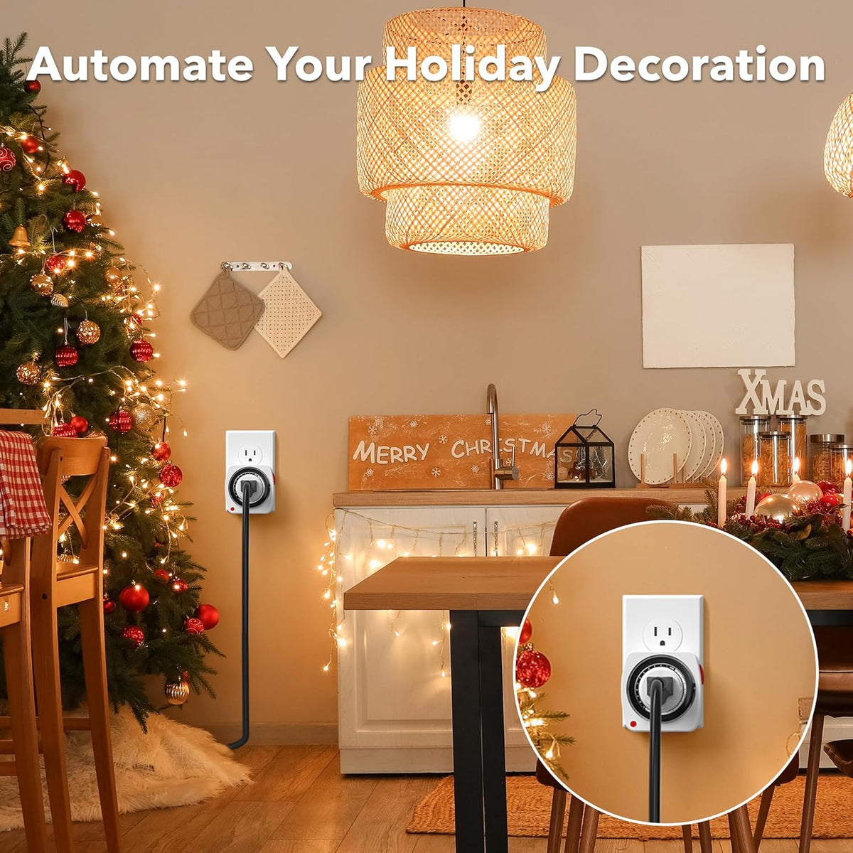 US Plug 24-Hour Cycle Plug-in Mechanical Programmable Timer Plug Timer Outlet For Electrical Outlets 30 Minute Intervals 2pack I3522868112 US Plug 24-Hour Cycle Plug-in Mechanical Programmable Timer Plug Timer Outlet For Electrical Outlets 30 Minute Intervals 2pack I3522868112