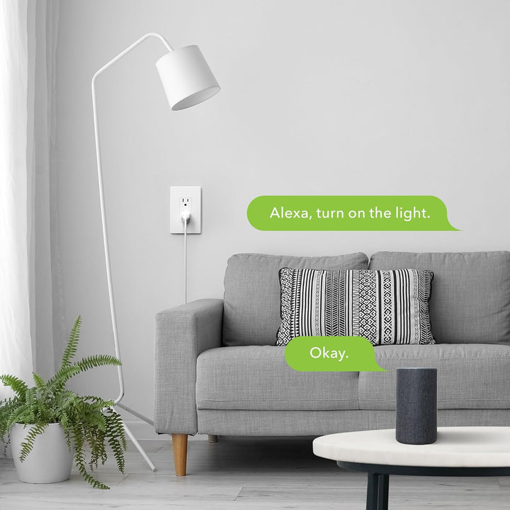 Smart WiFi in-Wall Outlet Switch 2 Individually Outlets Works with Timer Function Compatible with Alexa and Google Assistant  BN-LINK - BN-LINK