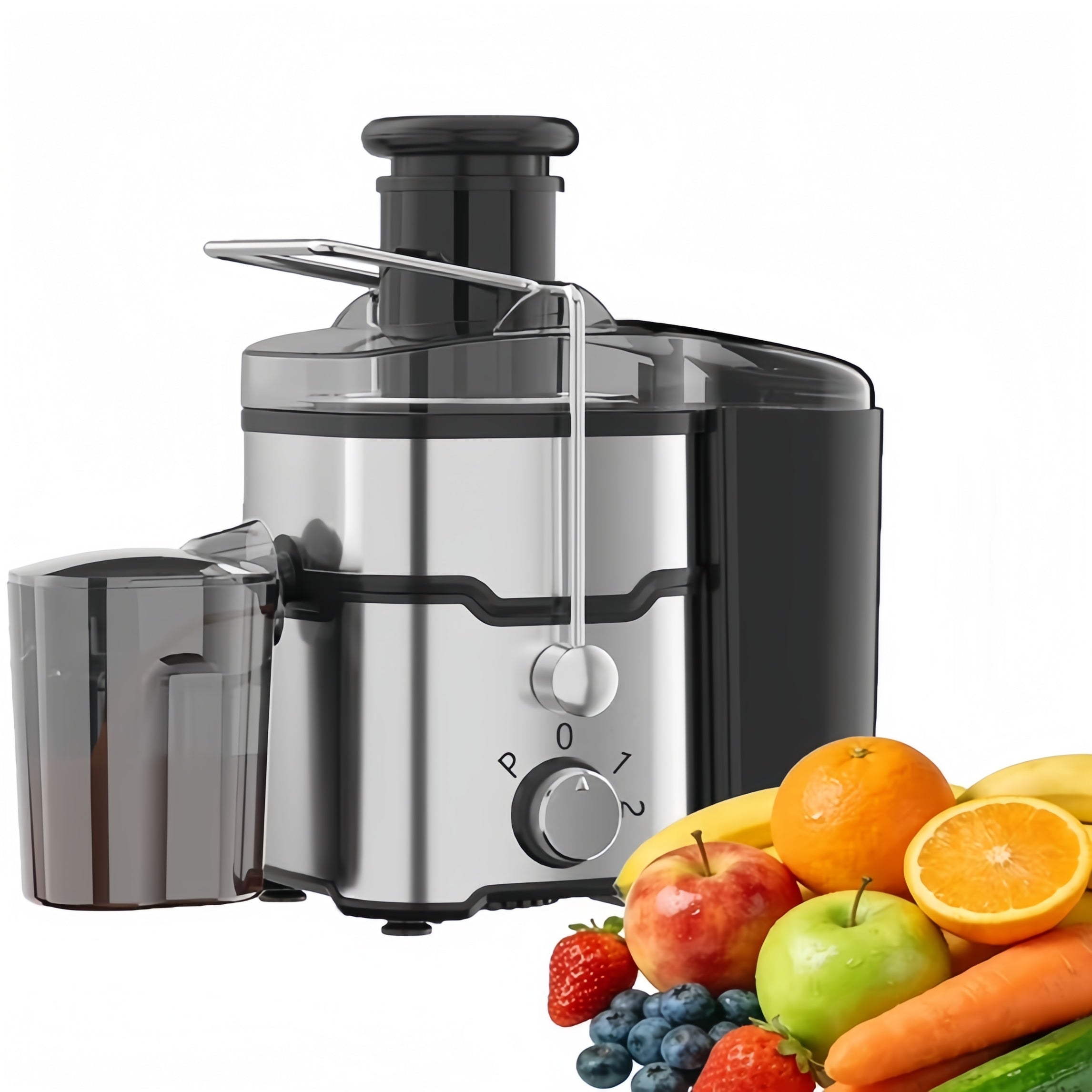 Juicer Machines, 400W Juice Extractor with 2 Speeds,Centrifugal Juicer with 2.6" Wide Feed Chute for Vegetable&Fruit HBN - BN-LINK