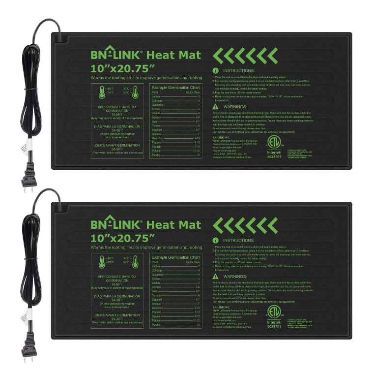 Durable Seedling Heat Mat Warm Hydroponic Waterproof 10