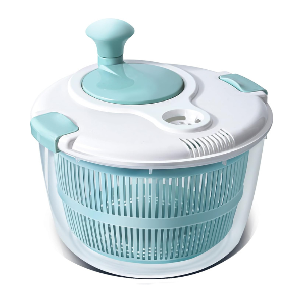 4.8 Quart Durable Multi-Use Lettuce and Fruit Washer Spinner& Dryer Salad Spinner Bn-link - BN-LINK