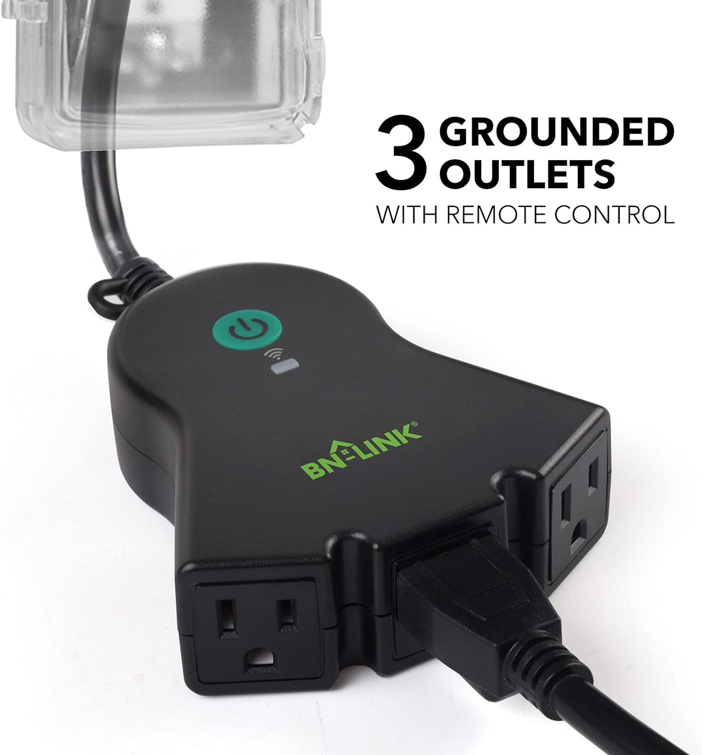 Outdoor Smart Wi-Fi Plug Outlet with 3 Sockets Compatible Function BN-LINK - BN-LINK