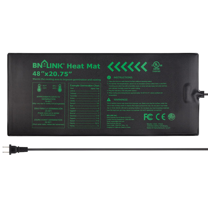 BN-LINK Digital Temperature Controller Thermostat – For Seedling Heat Mats, Reptile Tanks, Incubators (120V, 1000W)