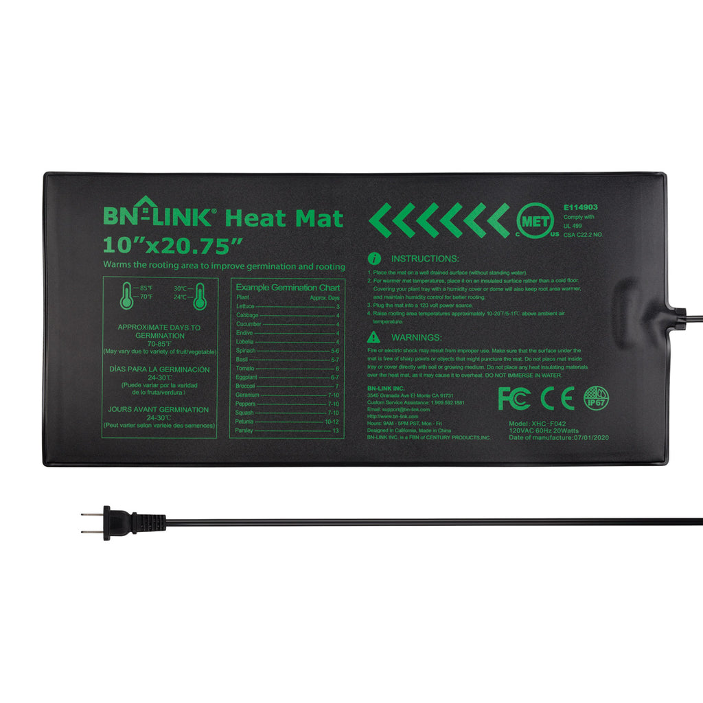Durable Seedling Heat Mat Warm Hydroponic Waterproof 10