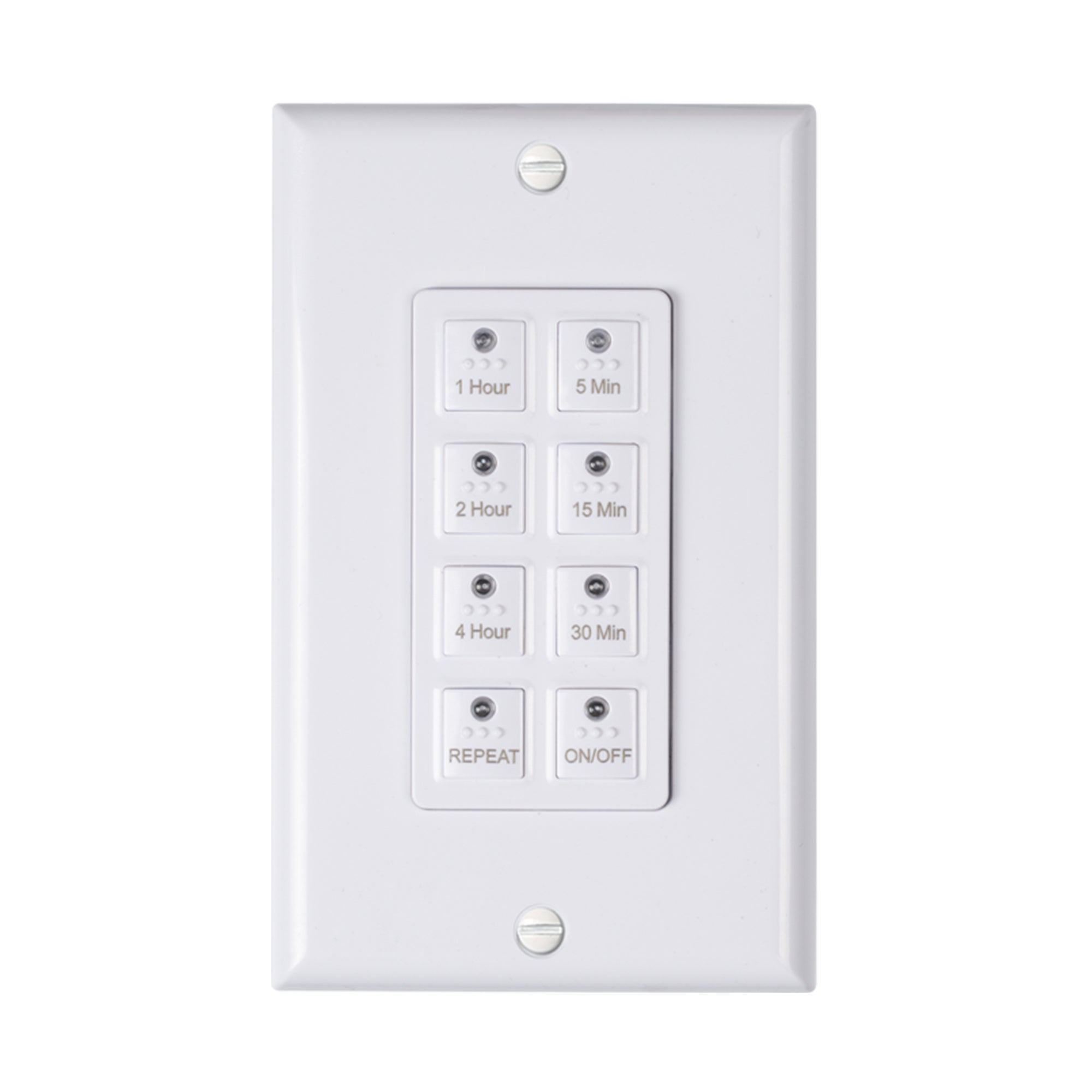 Countdown Digital In-wall Timer Switch 5-15/30/60mins, 2-4h, Free Plate BN-LINK - BN-LINK