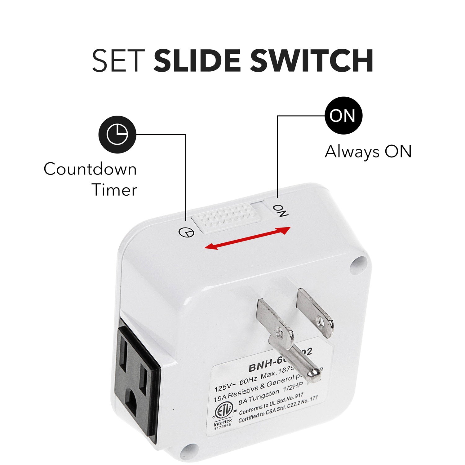 12 Hour Mechanical Accurate Countdown Timer BN-LINK - BN-LINK