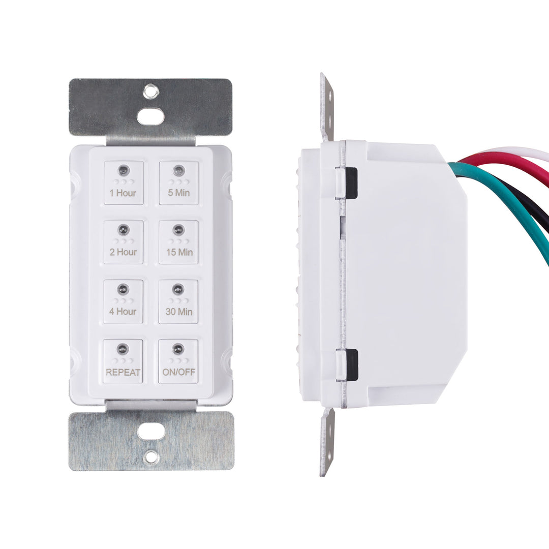 Countdown Digital In-wall Timer Switch 5-15/30/60mins, 2-4h, Free Plate BN-LINK - BN-LINK