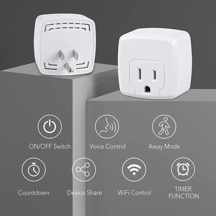 Smart Plug Mini 15A WiFi Outlet Compatible Function ETL BN-LINK - BN-LINK