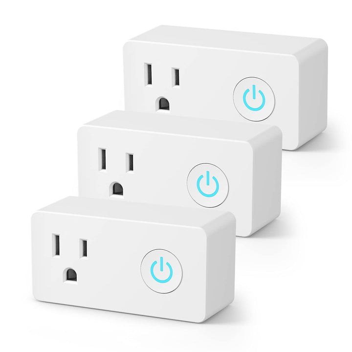Smart WiFi Outlet Compatible with Alexa and Google Assistant 3-Pack BN-LINK - BN-LINK
