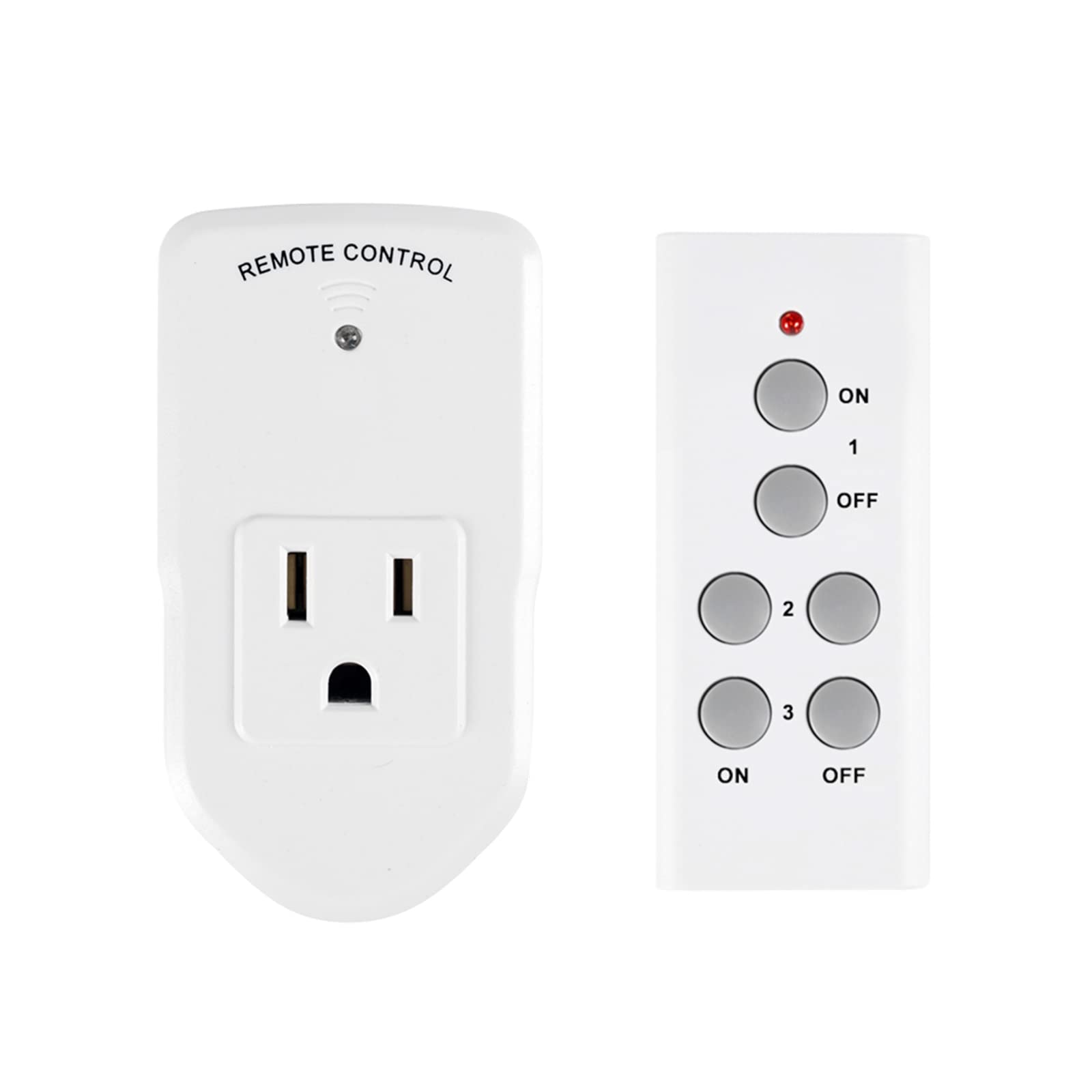 Remote Control Outlet Plug, Save Energy 1200W Easy Installation