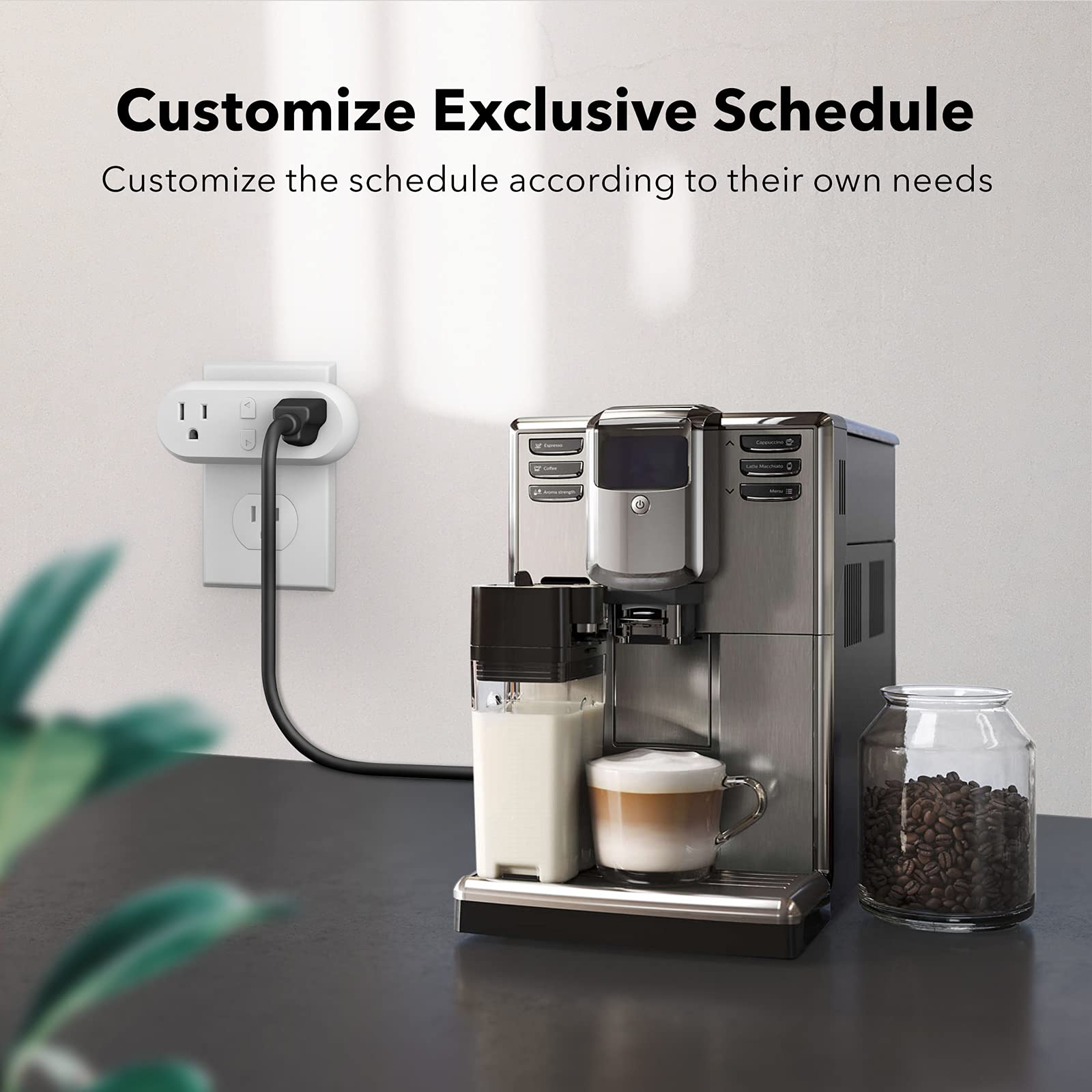 Smart 15A WiFi&Bluetooth Outlet Extender Dual Socket Plugs Compatible Function ETL 2-Pack BN-LINK