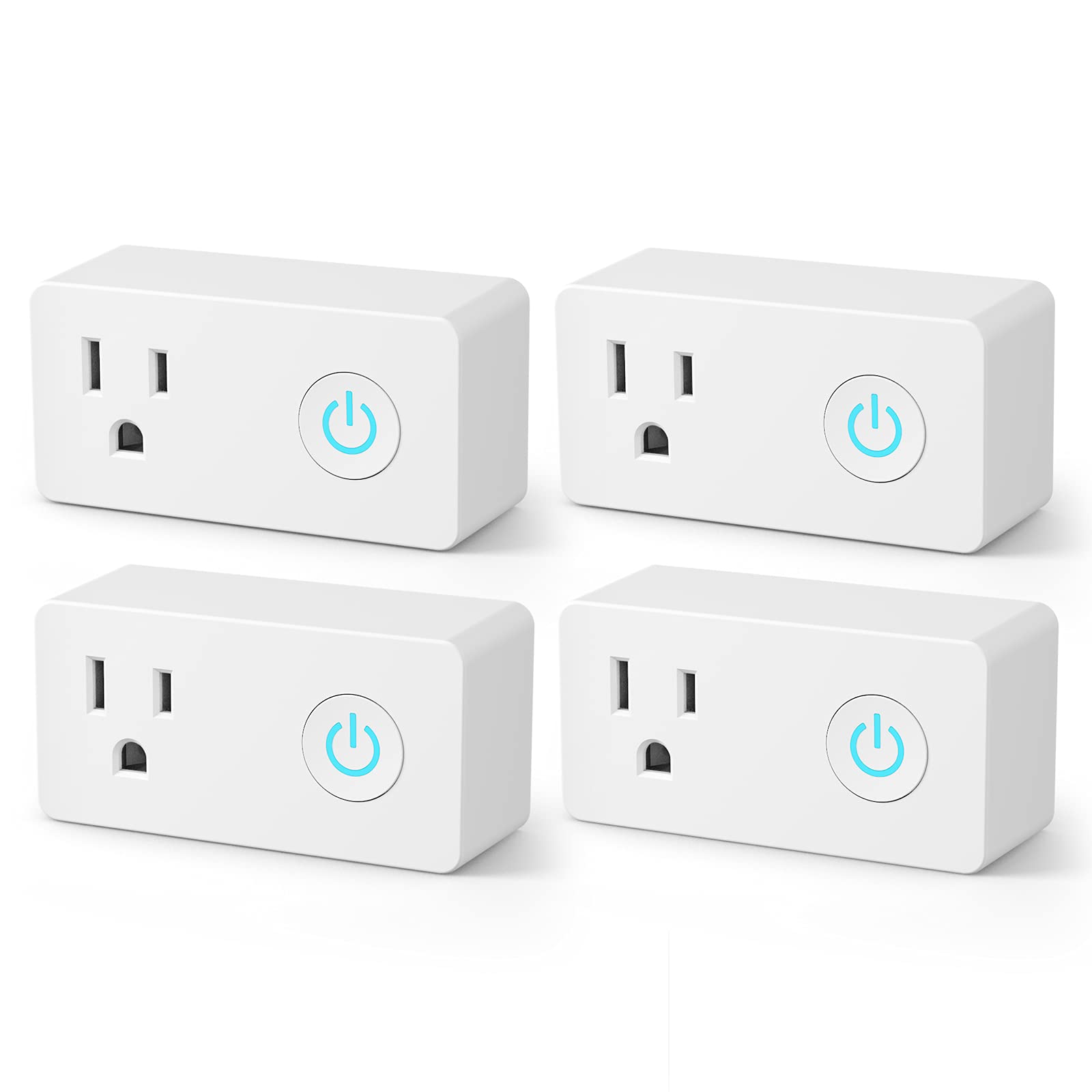 Generic Govee Smart Plug, WiFi Bluetooth Outlets 4 Pack Work with