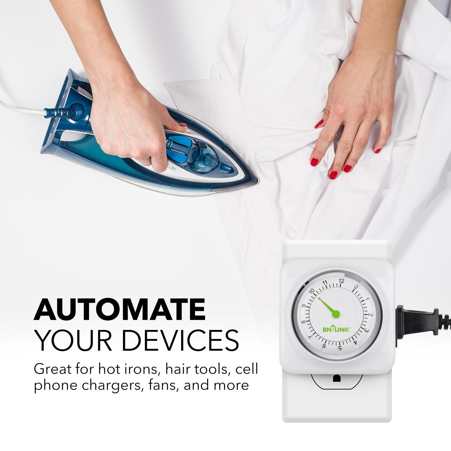 BN-LINK Heavy Duty 60-Minute In-Wall Spring Wound - Foto 12