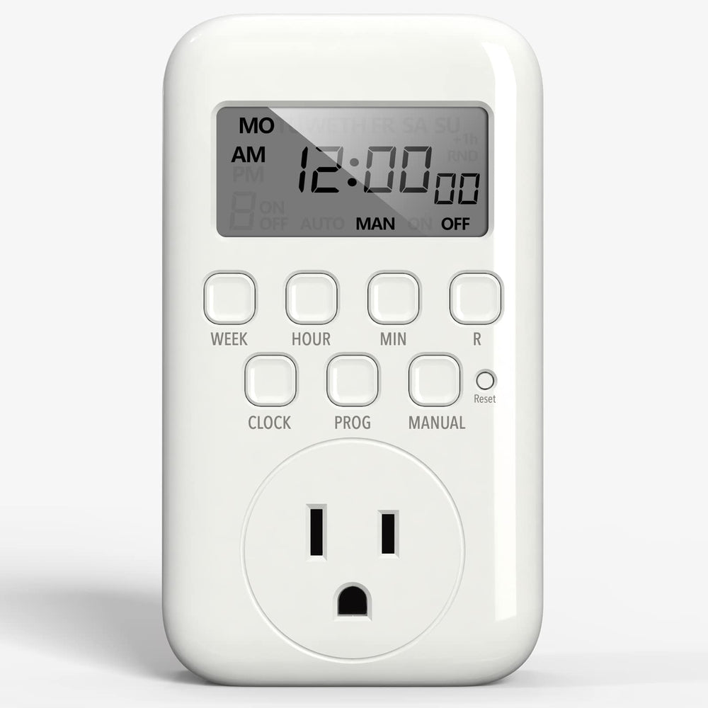 Digital Outlet 7 Day Heavy Duty Programmable 3-Prong Grounded BN-LINK